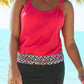 Casual Print Two Piece Swimsuit