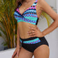 Geometric Print Bikini Set