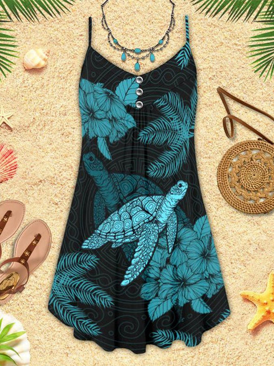 Turtle Resort Slip Dress