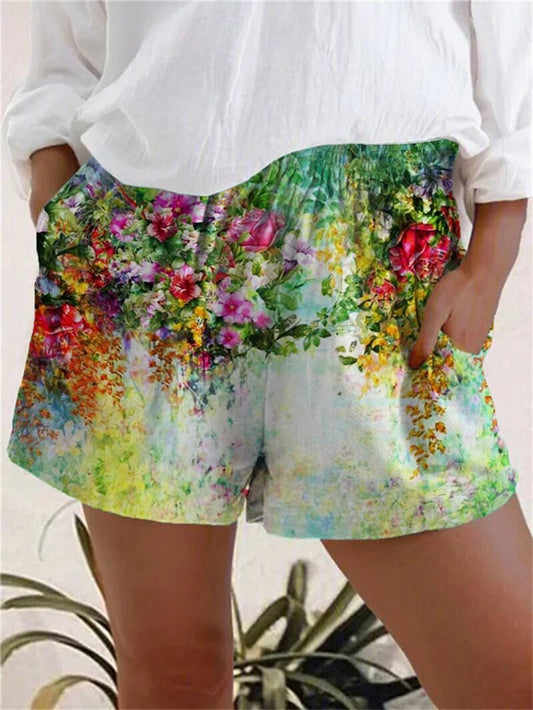 Women's Floral Print Shorts