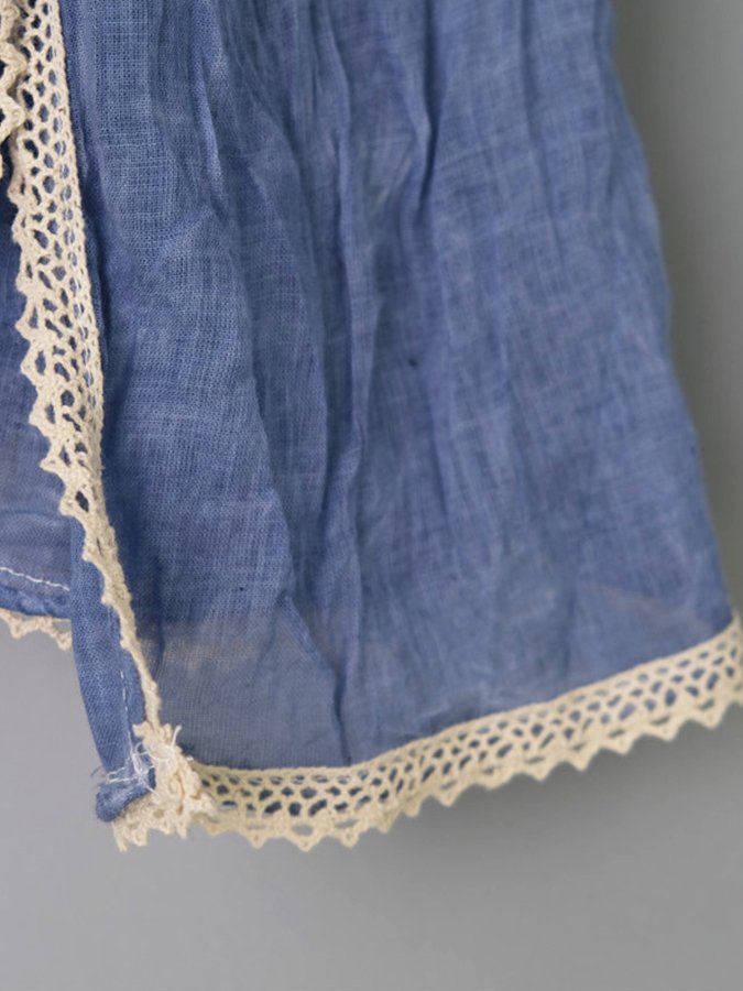 Women's Solid Lace Cotton Scarf
