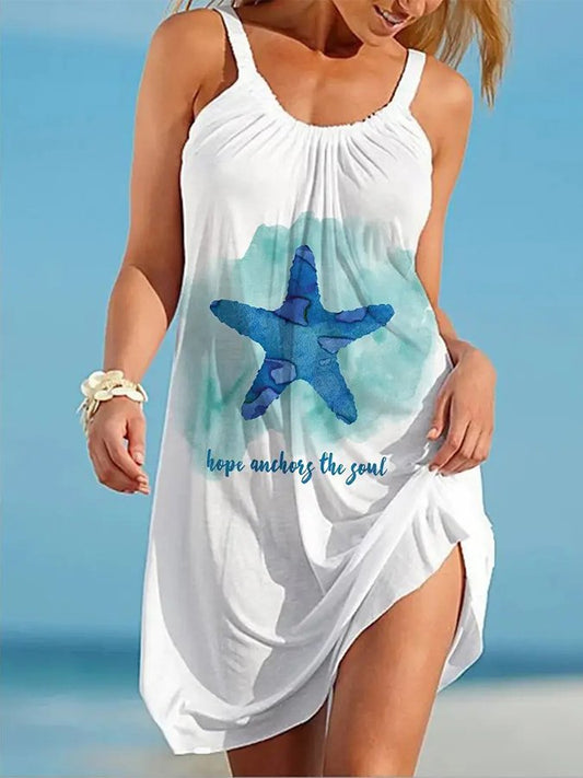 Starfish Holiday Slip Dress