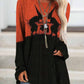 Women&#039;s Halloween Witch Print Casual Round Neck Long Sleeve T-shirt