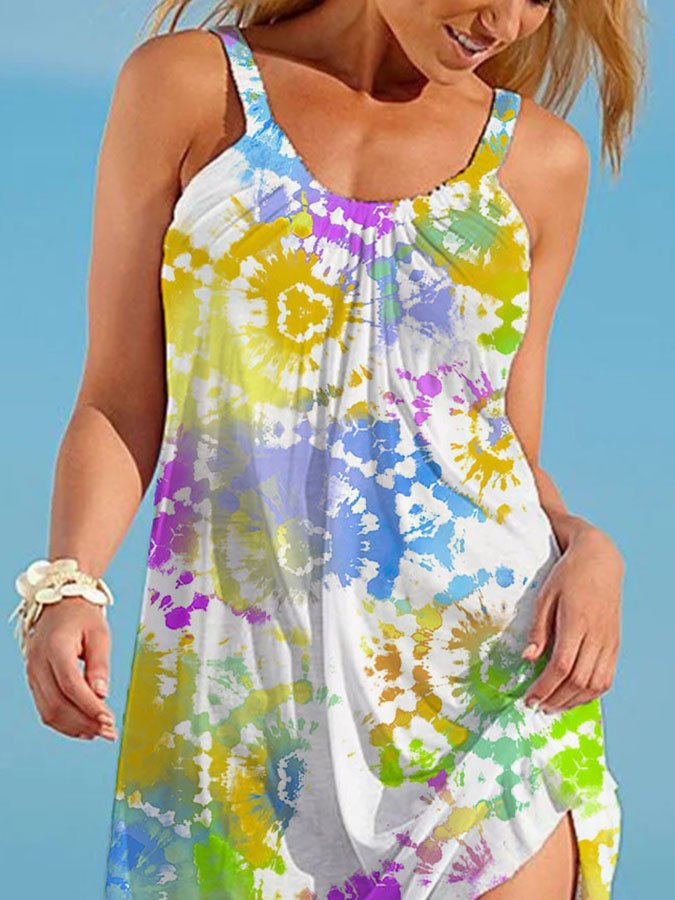 Graffiti Slip Dress