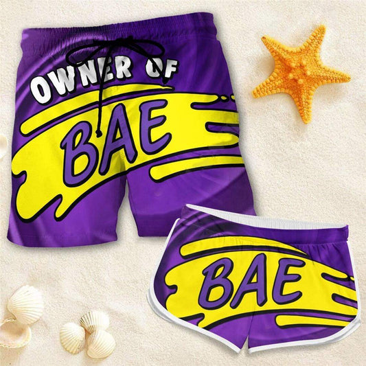 Couple Matching - Owner of Bae - Shorts