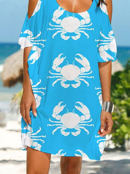 Crab Print Dress