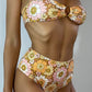 Printed Bandeau Sexy Bikini Set