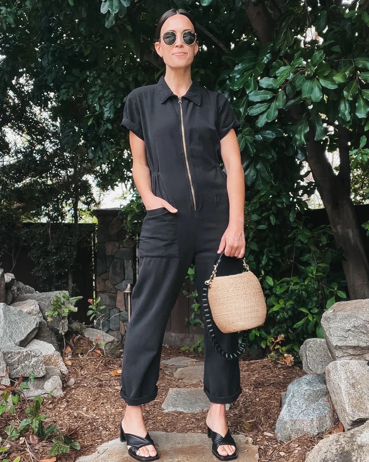 Cropped Utility Jumpsuit(Buy 3 Free Shipping)