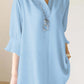 Women's Casual Elegant Pure Color Cotton Shirt