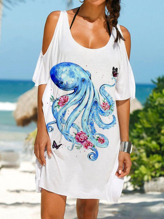 Octopus Print Dress