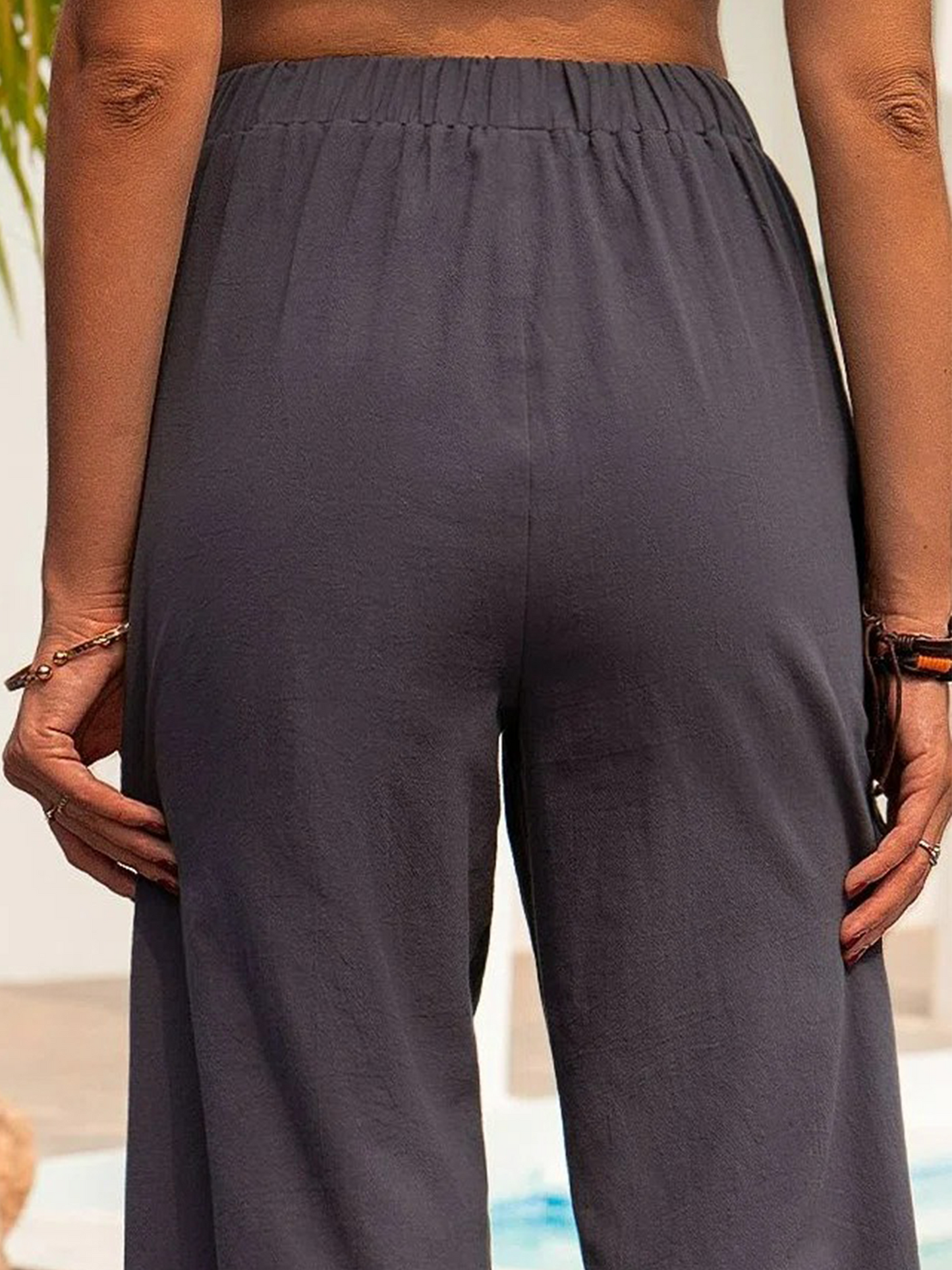 Women's Loose cotton linen casual pants