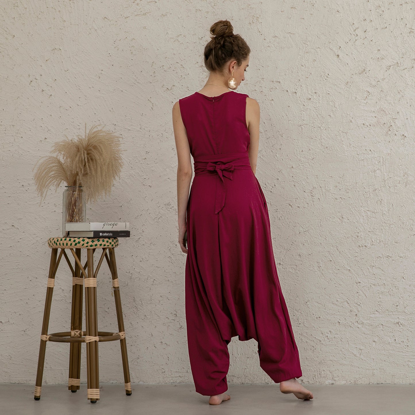 Tess Convertible Linen Jumpsuit