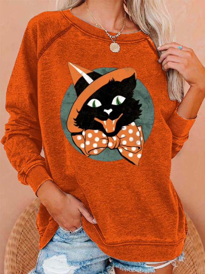 Ladies Halloween Casual Comfort Top