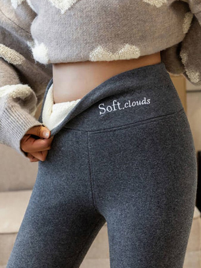 Women’s Plus Fleece Warm Leggings