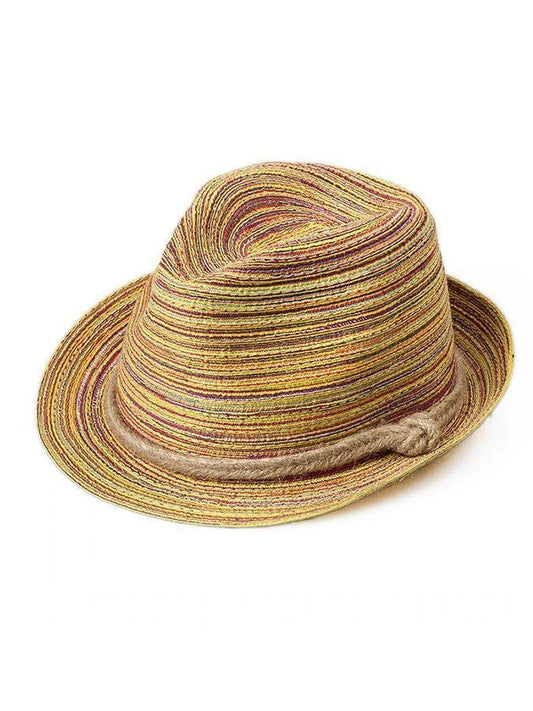 Summer Travel Sunscreen Beach Straw Hat Rainbow Sun Hat