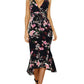 V-Neck Sleeveless Floral Dress