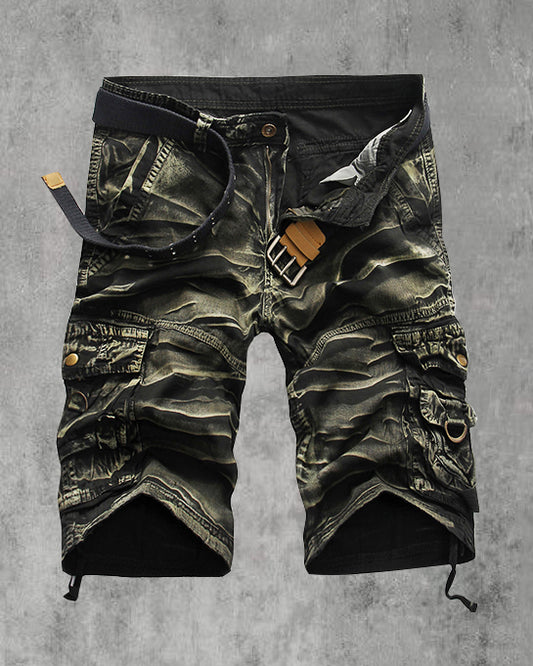 Mens Outdoor Camouflage Casual Shorts