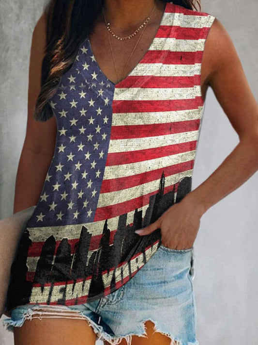 Vintage Print Vest