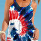 Swirl Tie-Dye Print Dress