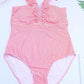 Ladies Striped One Piece Swimsuit