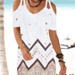 Print Short Sleeves Dress
