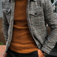 Men's Jacket Male 2021 Slim Casual Fashion Autumn Plaid Men's Outer Jacket