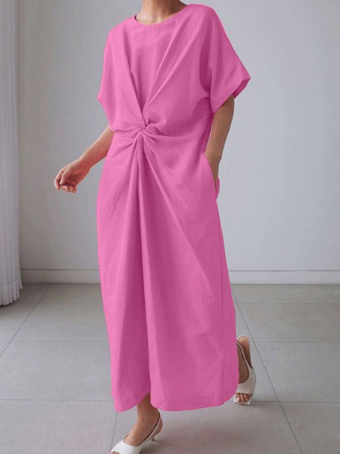 Casual Solid Color Dress