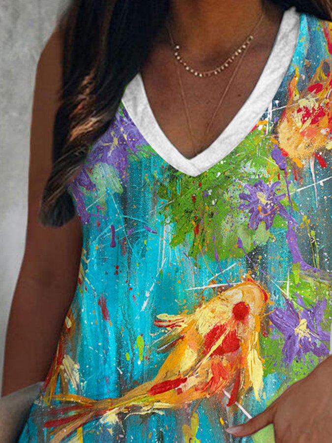 Graffiti Print Vest