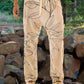 Vintage Print Casual Men's Trousers