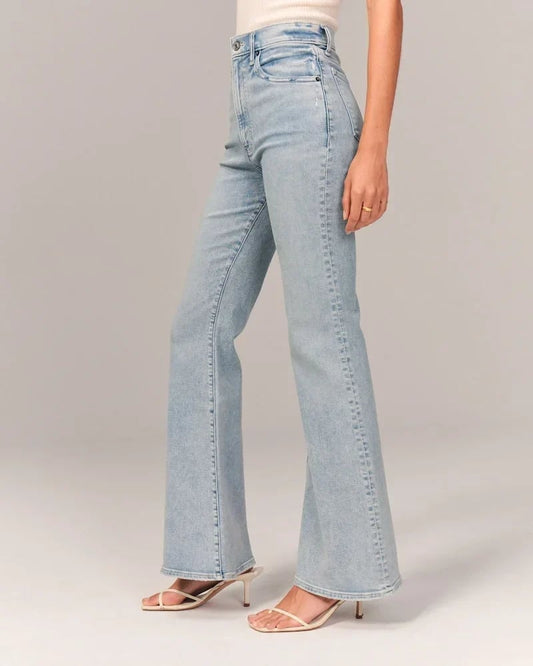 2023 Summer Ultra High Rise Stretch Flare Jean