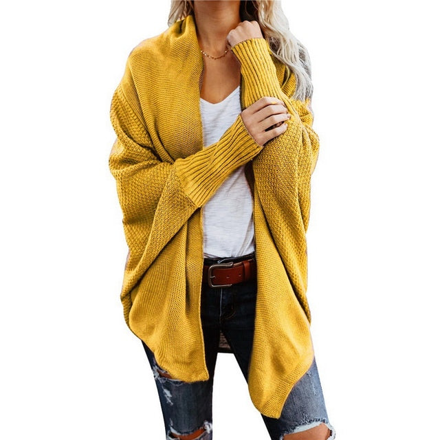 2022 Autumn Winter Knitted Cardigan For Women Long Sleeve