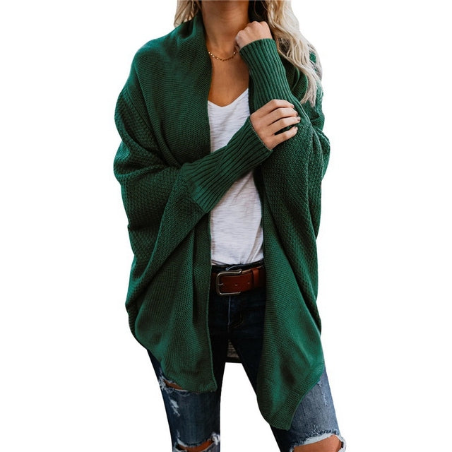 2022 Autumn Winter Knitted Cardigan For Women Long Sleeve