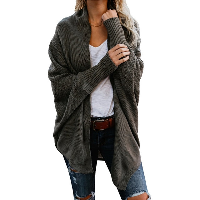 2022 Autumn Winter Knitted Cardigan For Women Long Sleeve