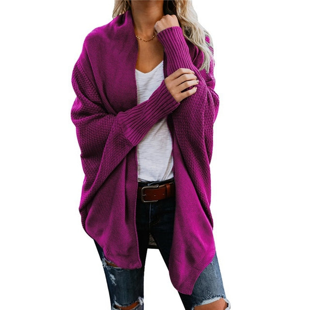 2022 Autumn Winter Knitted Cardigan For Women Long Sleeve