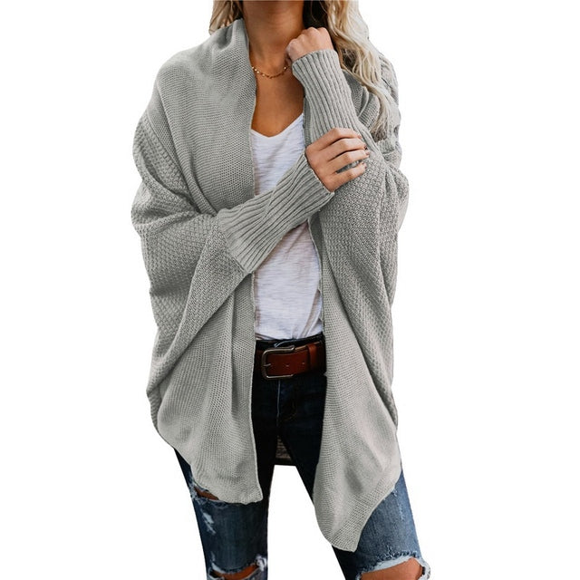 2022 Autumn Winter Knitted Cardigan For Women Long Sleeve
