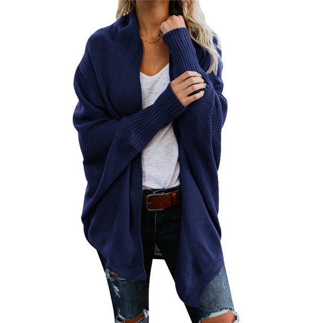2022 Autumn Winter Knitted Cardigan For Women Long Sleeve