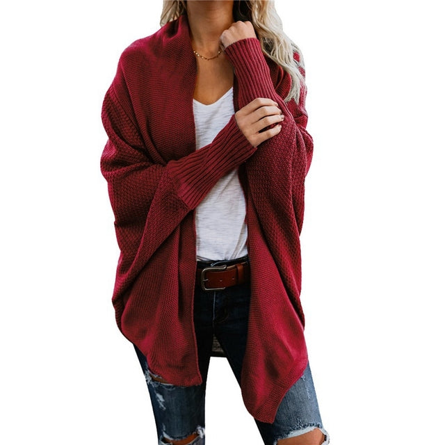 2022 Autumn Winter Knitted Cardigan For Women Long Sleeve