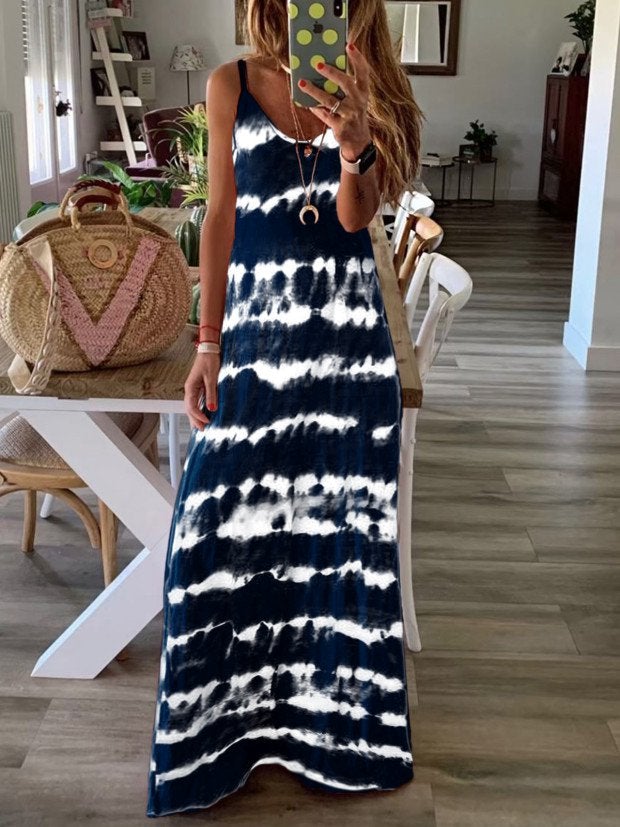 Women's Dip-Dyed Sleeveless Dress