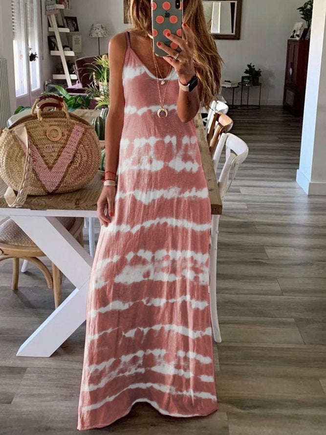 Women's Dip-Dyed Sleeveless Dress
