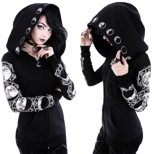 Goth Lunar Hoodie