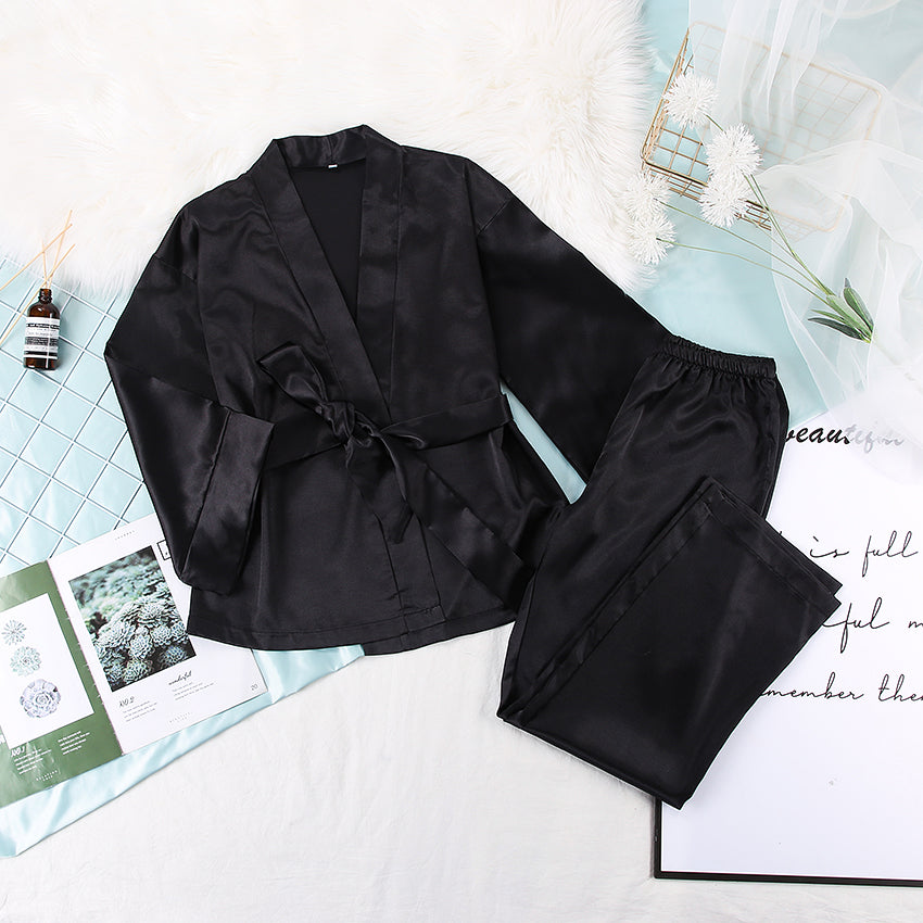 Elegant Satin Pajamas