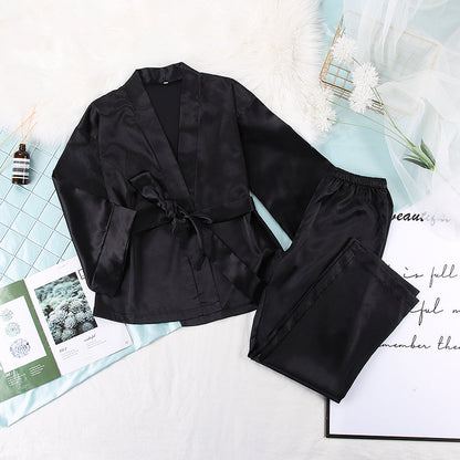 Elegant Satin Pajamas