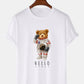 Astronaut Bear Print T-Shirt & NASA Print Shorts