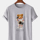Astronaut Bear Print T-Shirt & NASA Print Shorts
