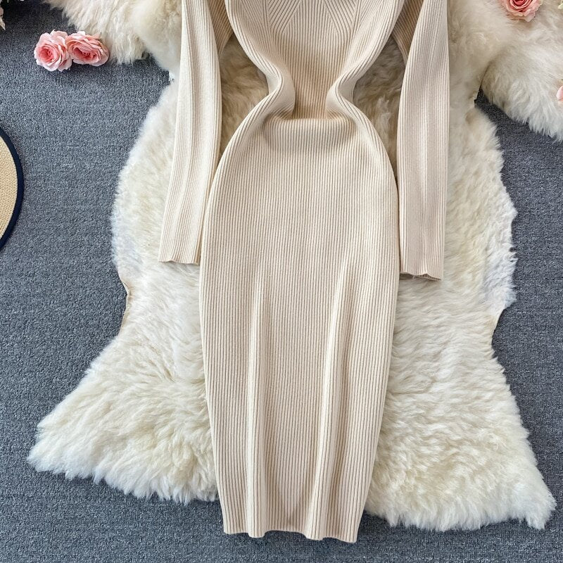 Isabella Knit Pencil Dress