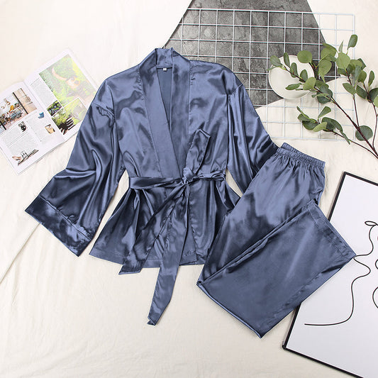 Elegant Satin Pajamas