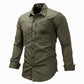 Men's Zipper Long Sleeve Shirt