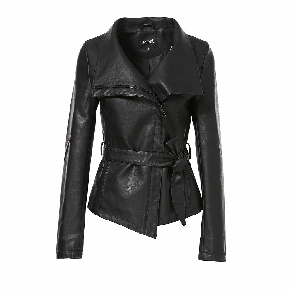Hellebore Leather Jacket With Belt