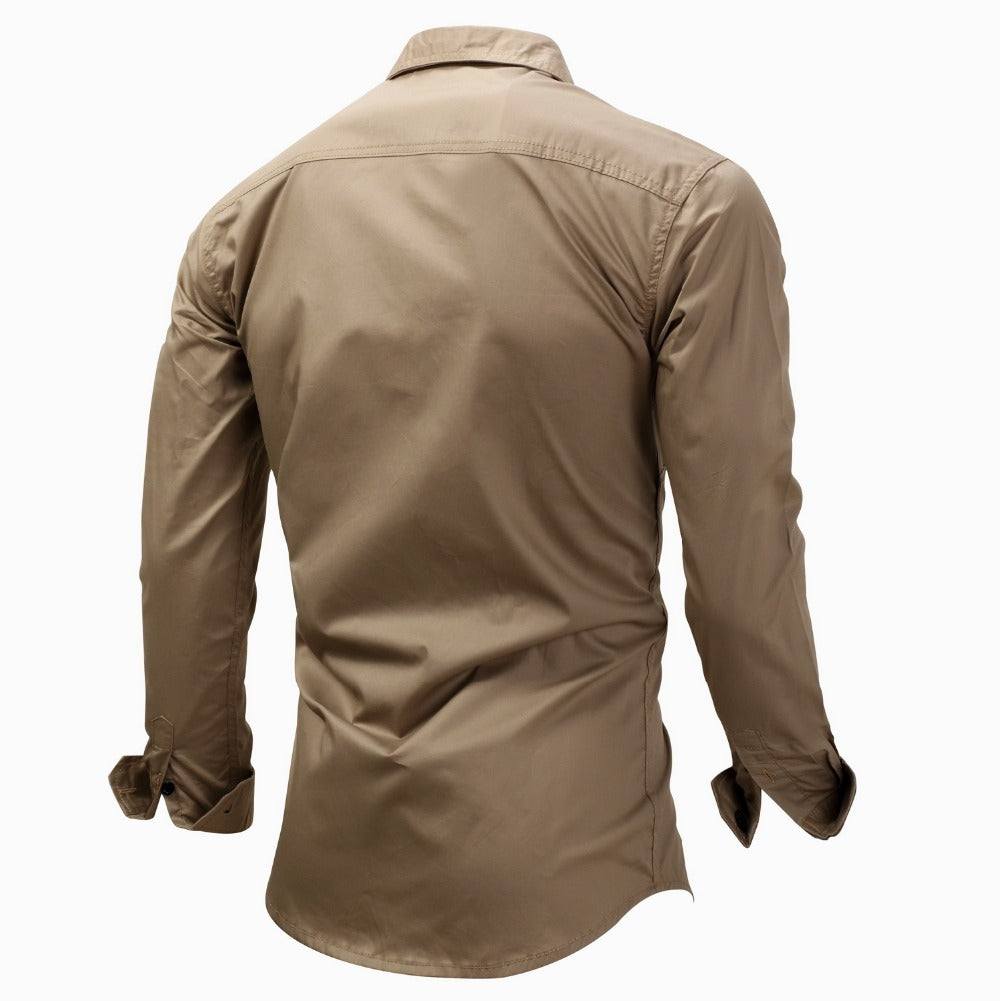 Men's Zipper Long Sleeve Shirt