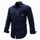 Men's Zipper Long Sleeve Shirt